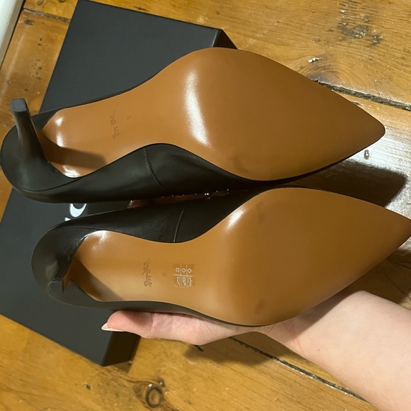 NWT Coach Waverly 85MM TRSTD LTR Black size 8B w box and dust bag - Picture 9 of 11